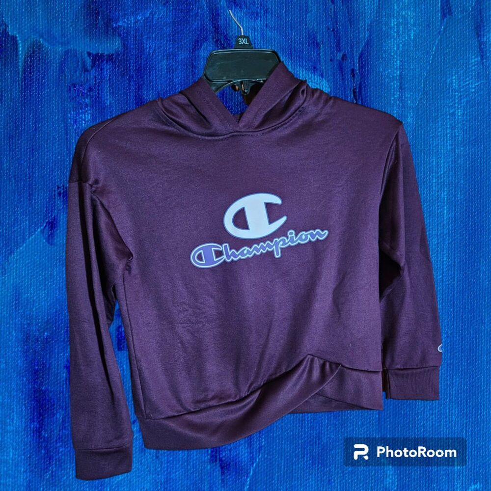 Champion Maroon Hoodie Size‎ 14/16 (R35)